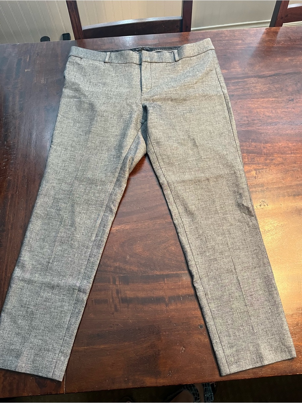 Banana Republic Women’s Grey Dress Pants - Tailored Straight Leg